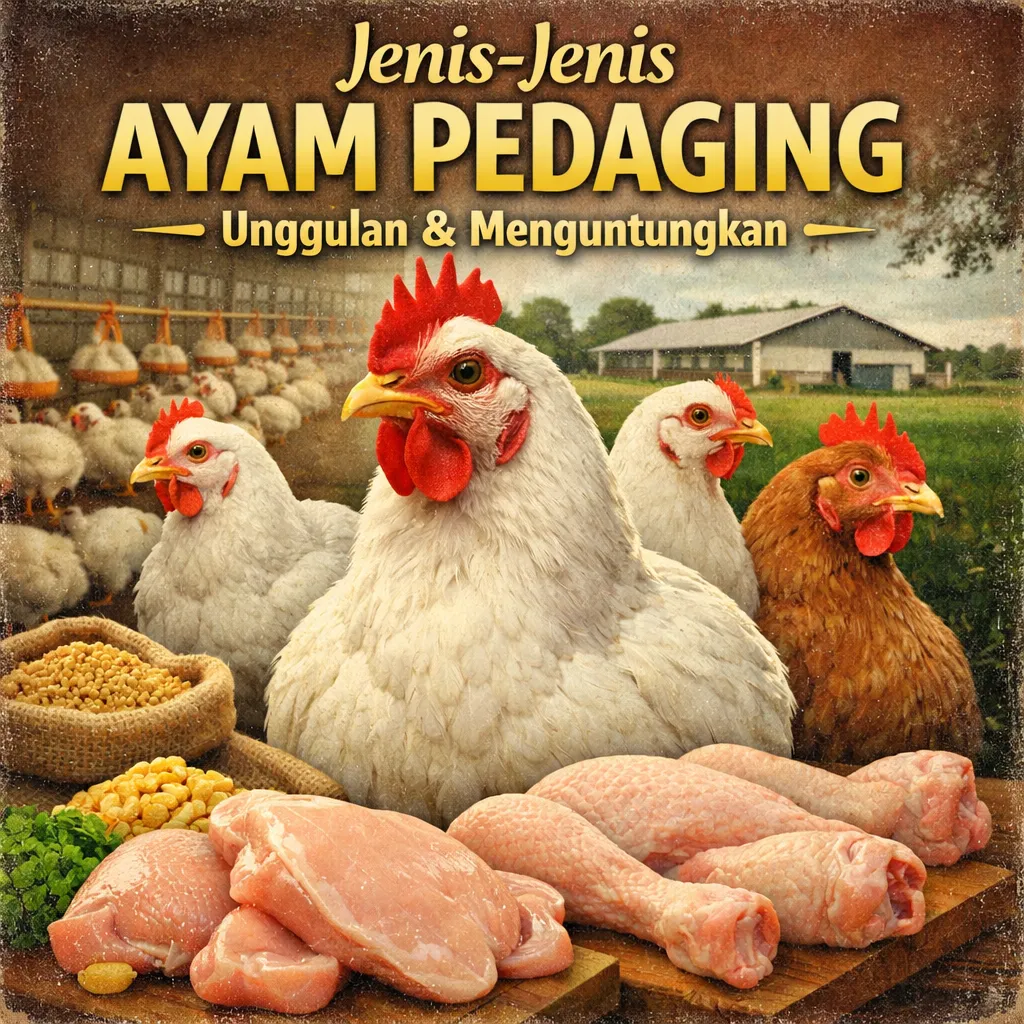 Jenis-Jenis Ayam Pedaging Paling Populer